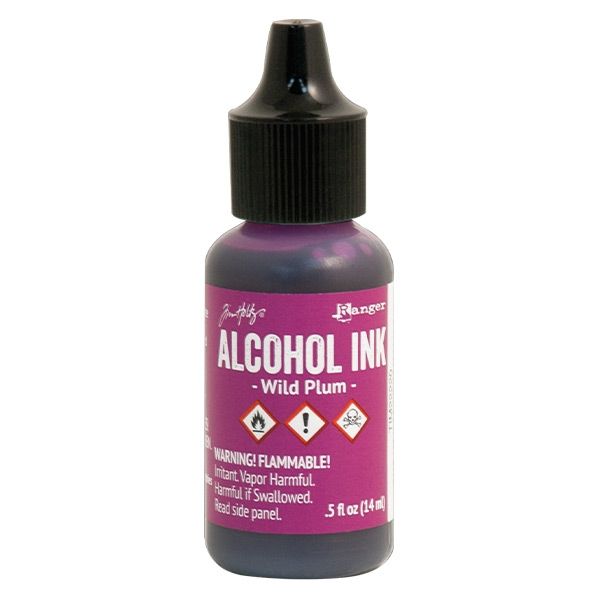 Tim Holtz Alcohol Ink .5 Ounce Wild Plum - Ranger