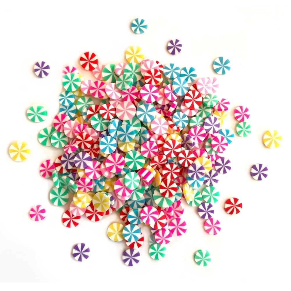 Beach Ball Multi Colored Brights Sprinkletz Embellishments for Crafts by Buttons Galore