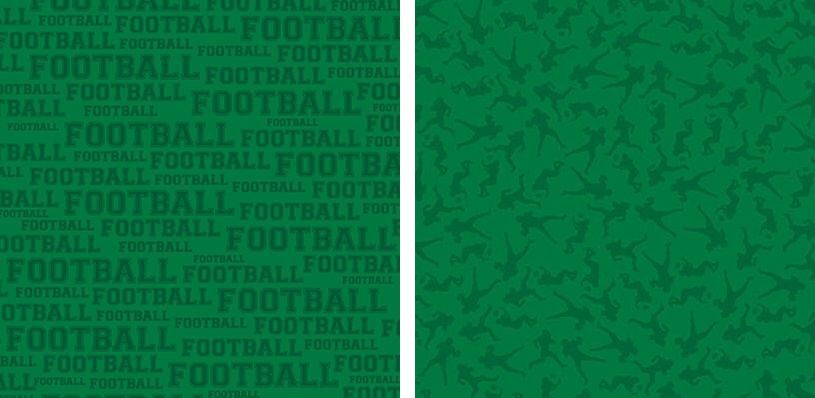 Football 12x12 Double Sided Scrapbook Paper - Reminisce