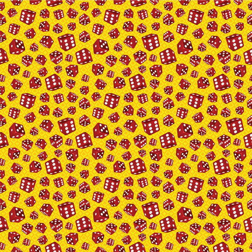 Game Night Let's Roll Dice 12x12 Scrapbook Paper - Reminisce