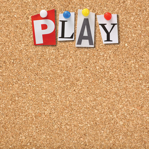 Game Night Let's Roll Dice 12x12 Scrapbook Paper - Reminisce