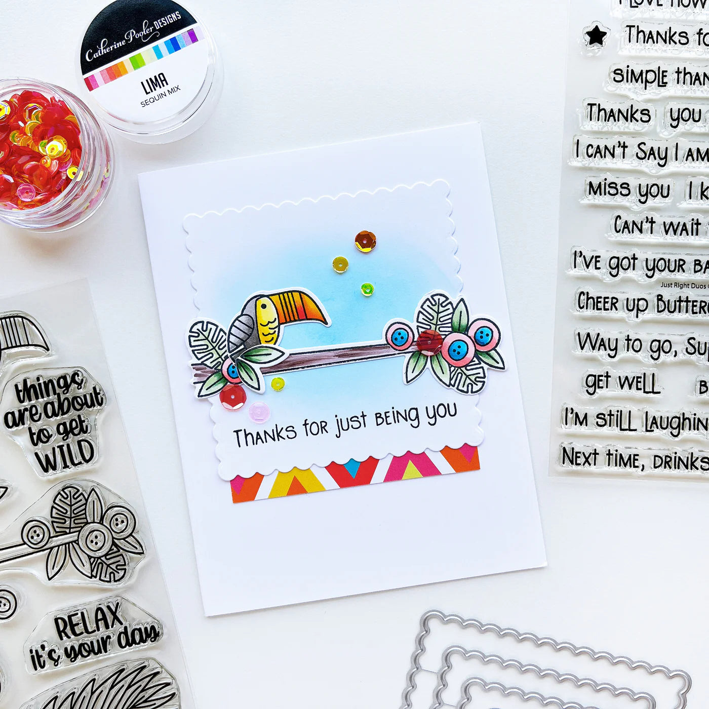 Jungle Amigos Dies Set by Catherine Pooler Designs