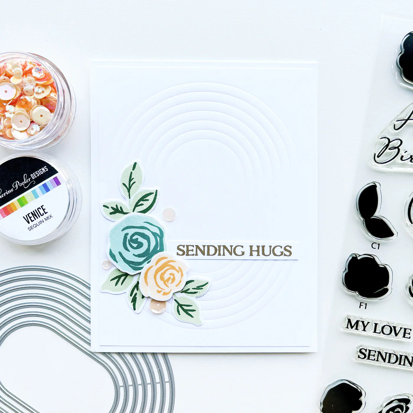 Around the Loop Nested Oval Craft Dies - Catherine Pooler Designs