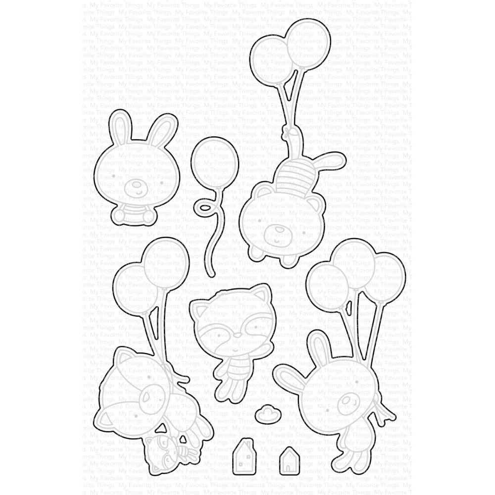Balloon Besties Stamps and Coordinating Die-namics Die Set - My Favorite Things