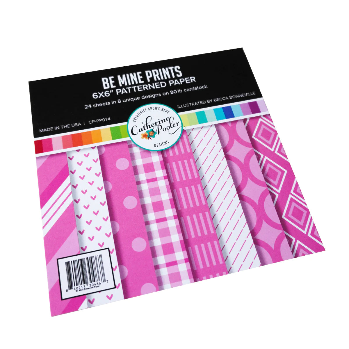 Be Mine Prints 6x6 Pattern Paper Pad - Catherine Pooler Designs
