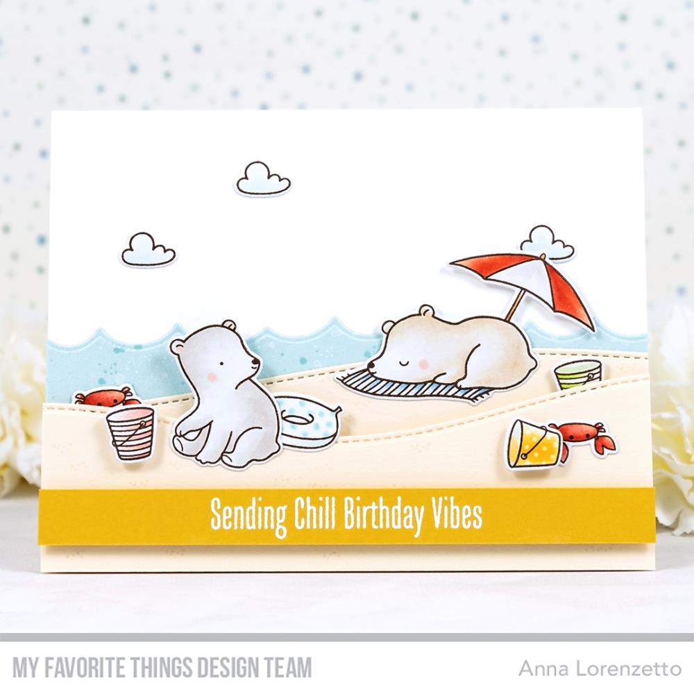 Beach Bear Stamps and Coordinating Die-namics Die Set - My Favorite Things