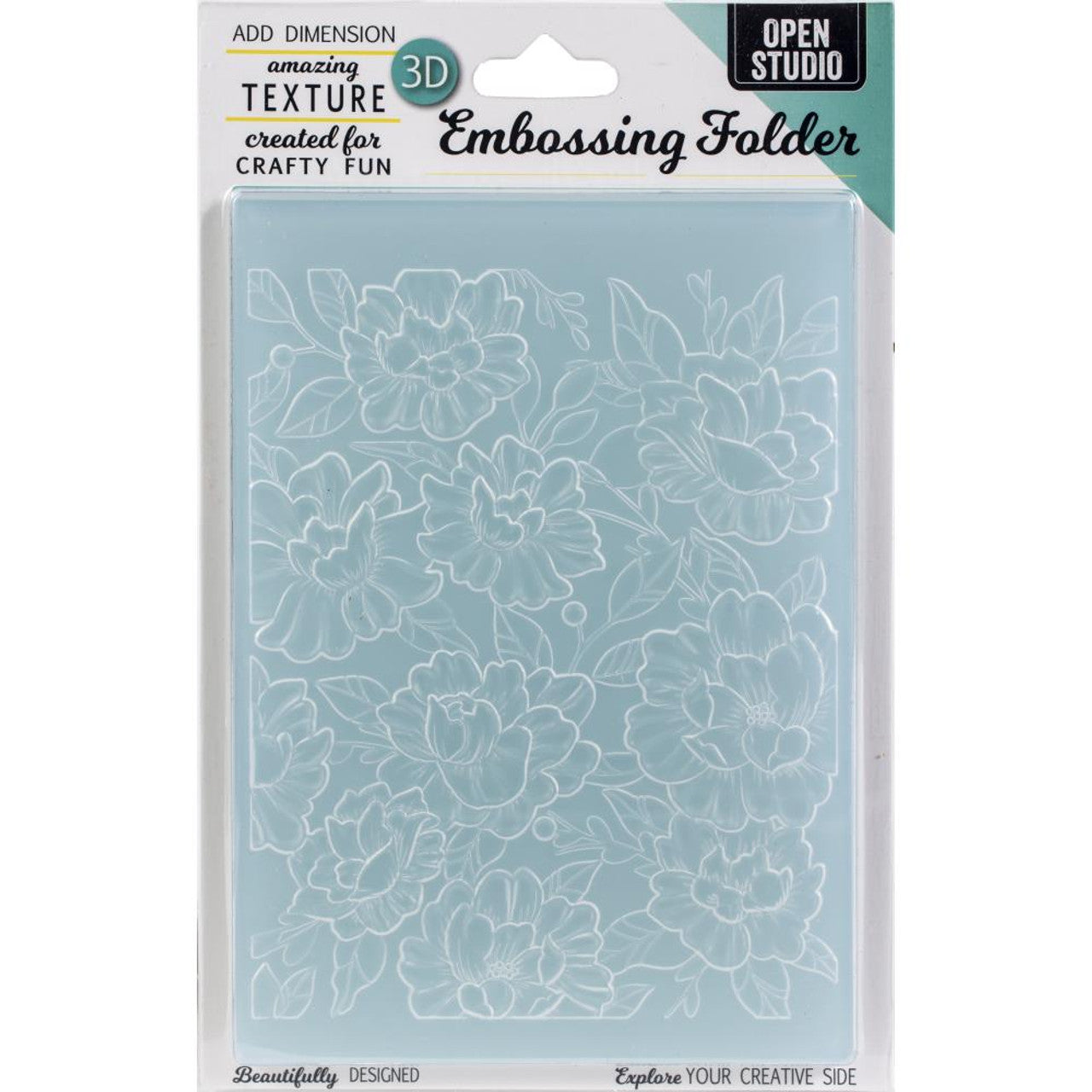 Memory Box Blooming 3D Embossing Folder EF1014 Open Studio