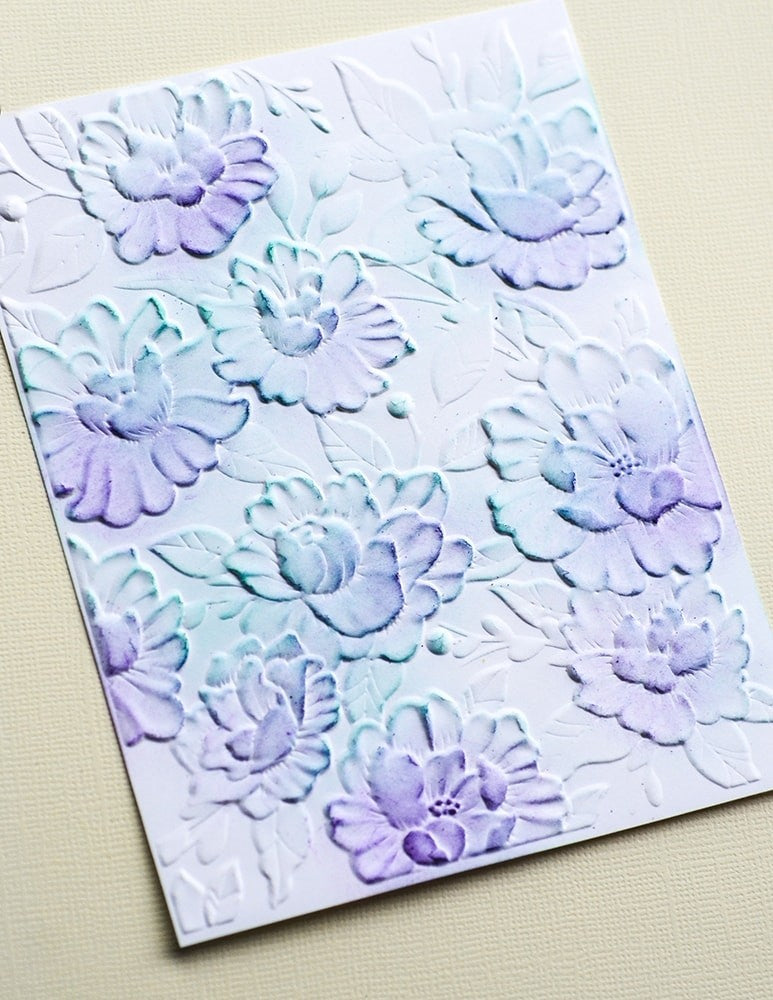 Memory Box Blooming 3D Embossing Folder EF1014 Open Studio