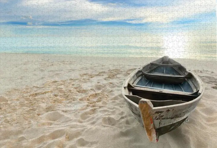 Boat on Beach Jigsaw Puzzle 1000 Piece