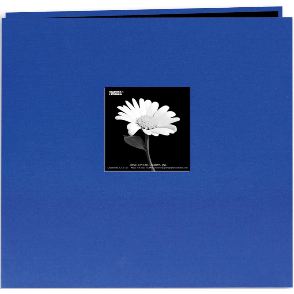 Pioneer Book Cloth Cover Post Bound Scrapbook Album 12"X12" (Choose Your Color)