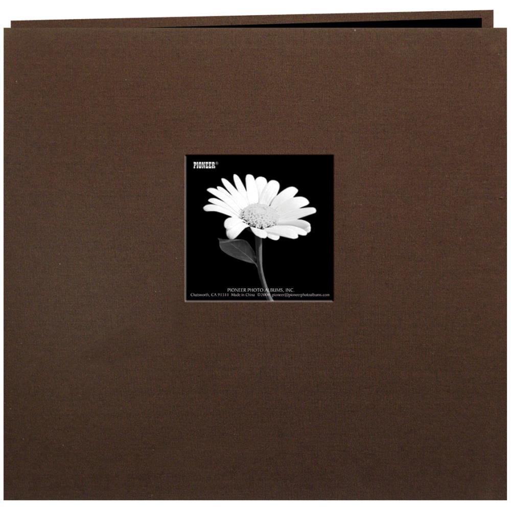 Pioneer Book Cloth Cover Post Bound Scrapbook Album 12"X12" (Choose Your Color)