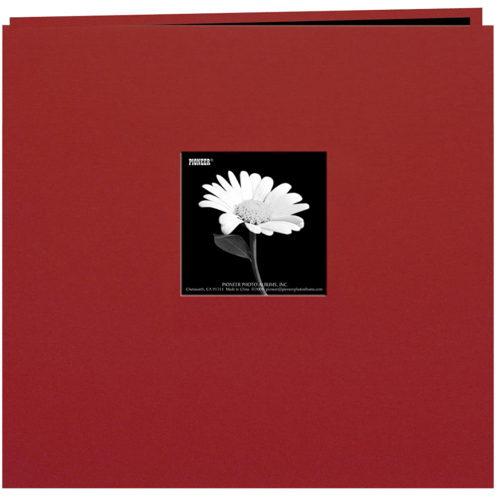 Pioneer Book Cloth Cover Post Bound Scrapbook Album 12"X12" (Choose Your Color)