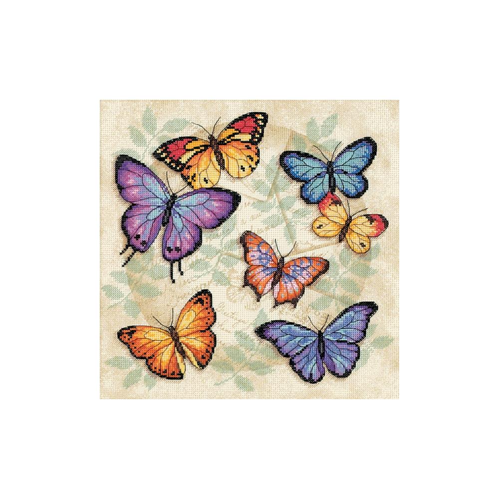 Butterfly Profusion Cross Stitch Kit by Dimensions