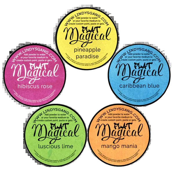 Caribbean Cruise Flat Magical Powders Set - Lindys Stamp Gang
