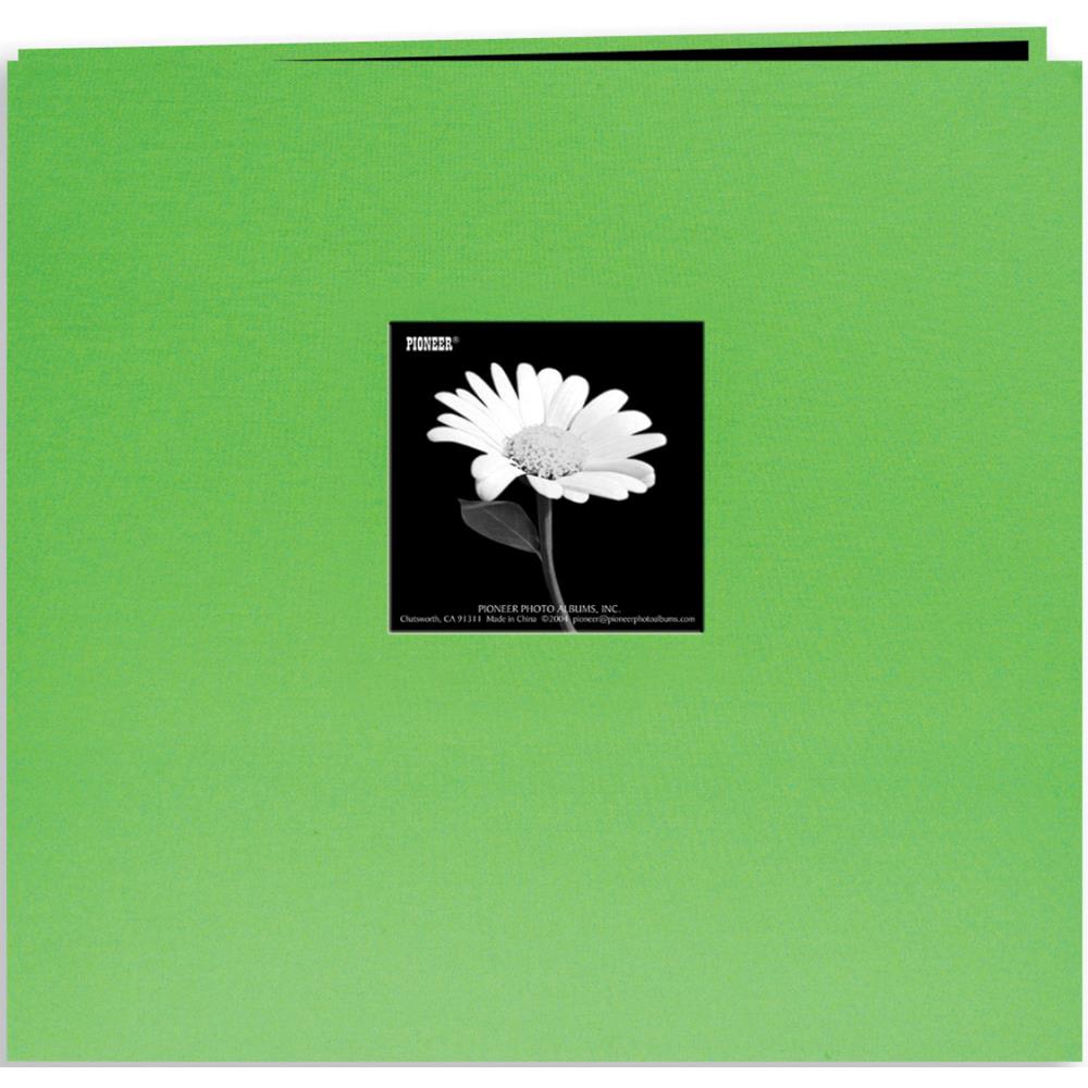 Pioneer Book Cloth Cover Post Bound Scrapbook Album 12"X12" (Choose Your Color)