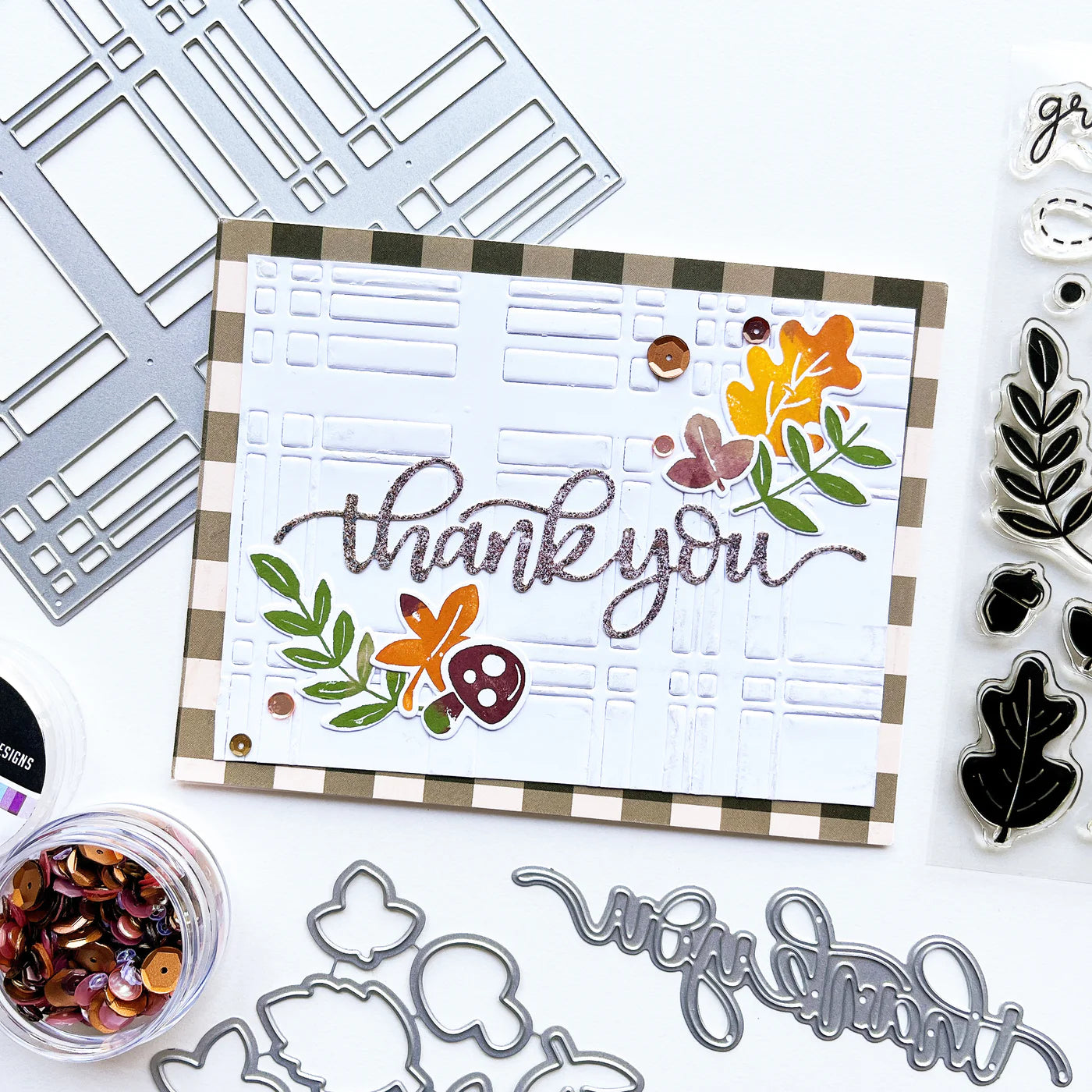 Criss Cross Applesauce Cover Plate Craft Die - Catherine Pooler Designs