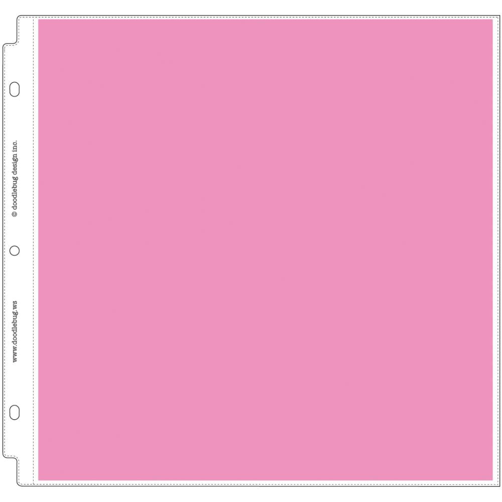 Doodlebug Page Protectors 12"X12" Pocket 12/Pkg