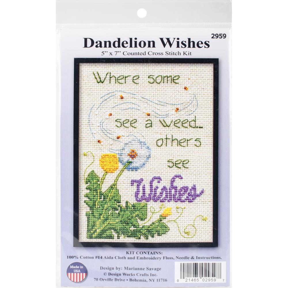 Dandelion Wishes Cross Stitch Kit