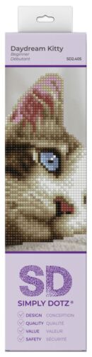 Daydream Kitty Diamond Painting Art Kit - Diamond Dotz