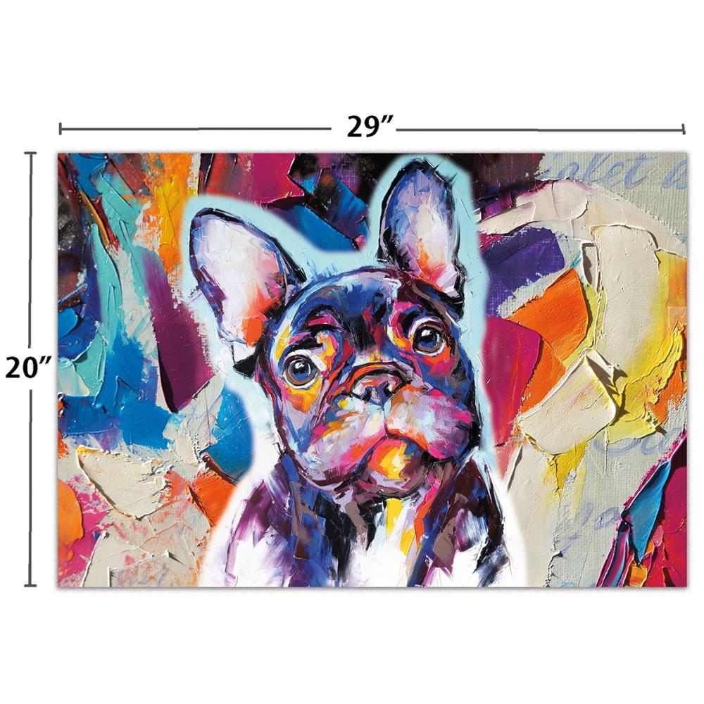 Frenchy French Bulldog Portrait Jigsaw Puzzle 1000 Piece