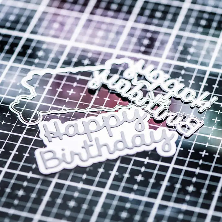 Happy Birthday Word Craft Die by Heffy Doodle