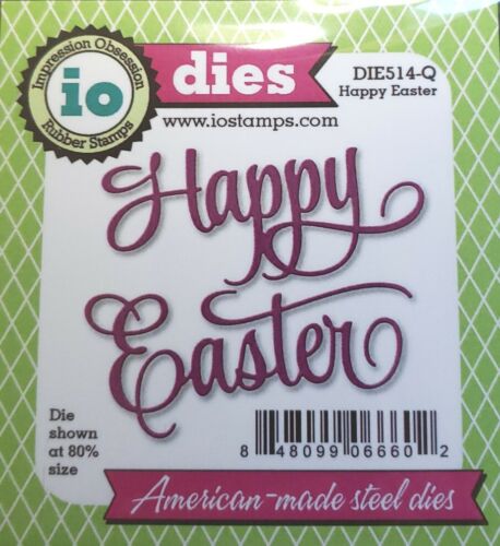 Happy Easter Craft Word Die Sentiment by Impression Obsession