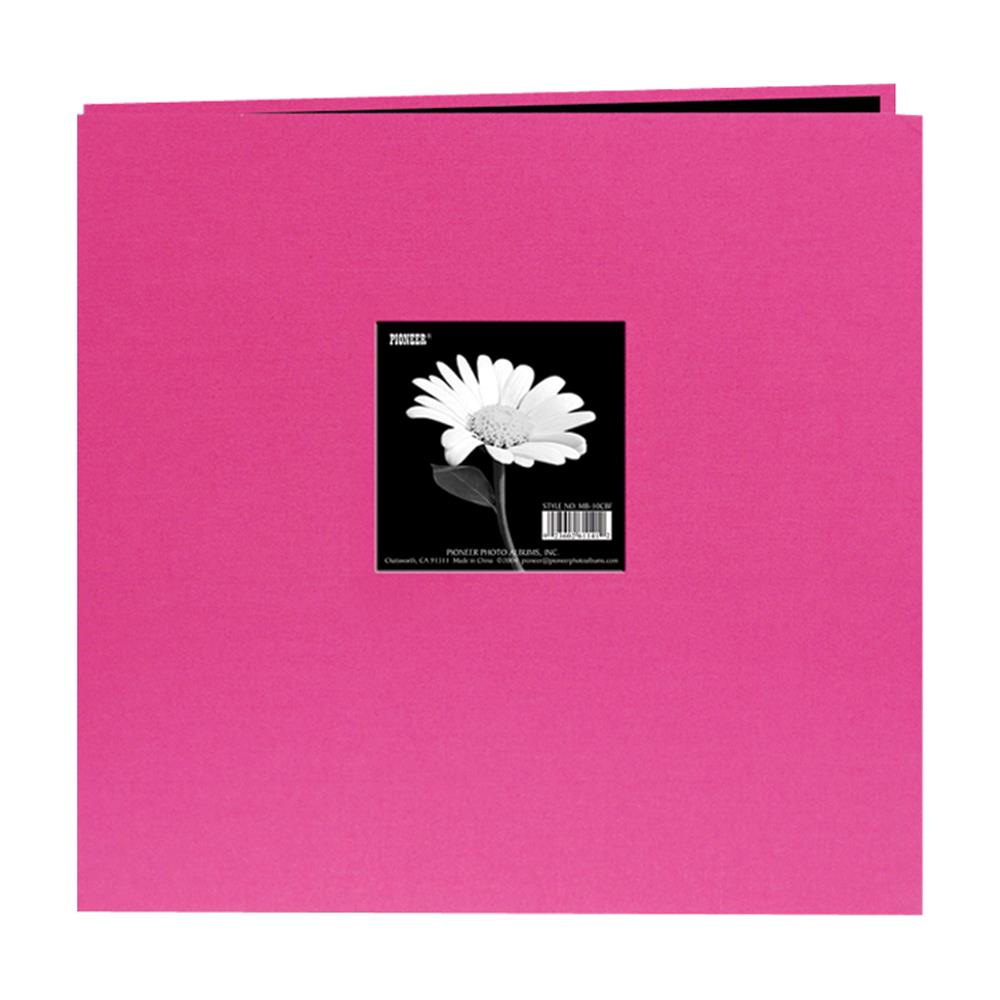 Pioneer Book Cloth Cover Post Bound Scrapbook Album 12"X12" (Choose Your Color)