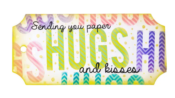 Hugs Sentiments Essentials Mask and Stamps Hero Arts