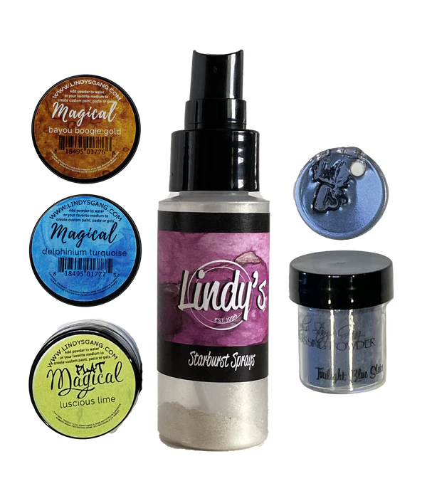 Magical Starter Kit - Lindys Stamp Gang Spray Powder and Emboss