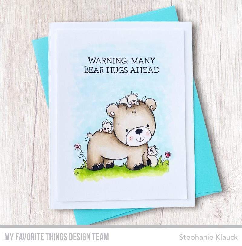 Many Bear Hugs Ahead Stamps and Coordinating Die-namics Die Set - My Favorite Things