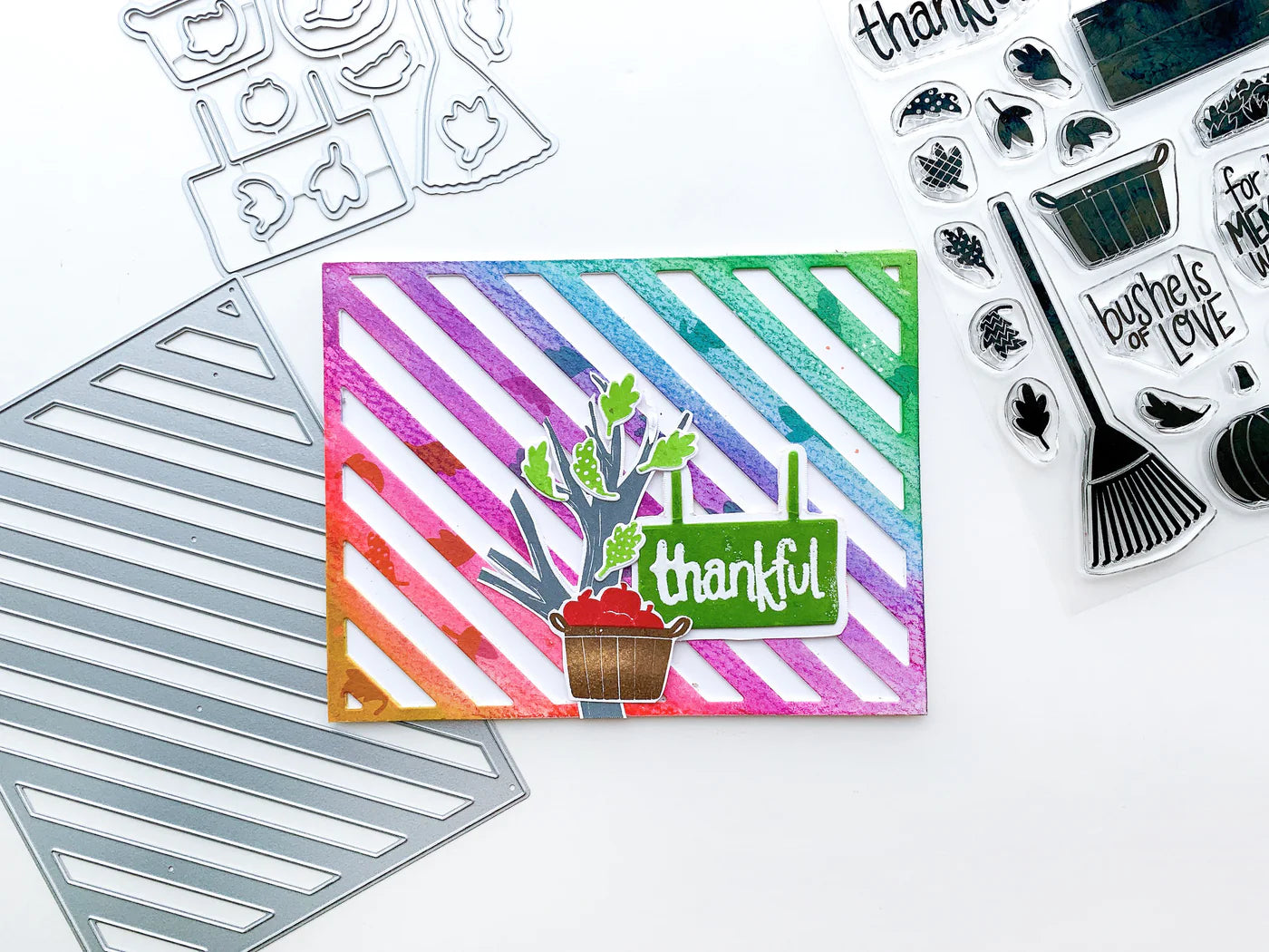 Narrow Stripe Cover Plate Die Catherine Pooler