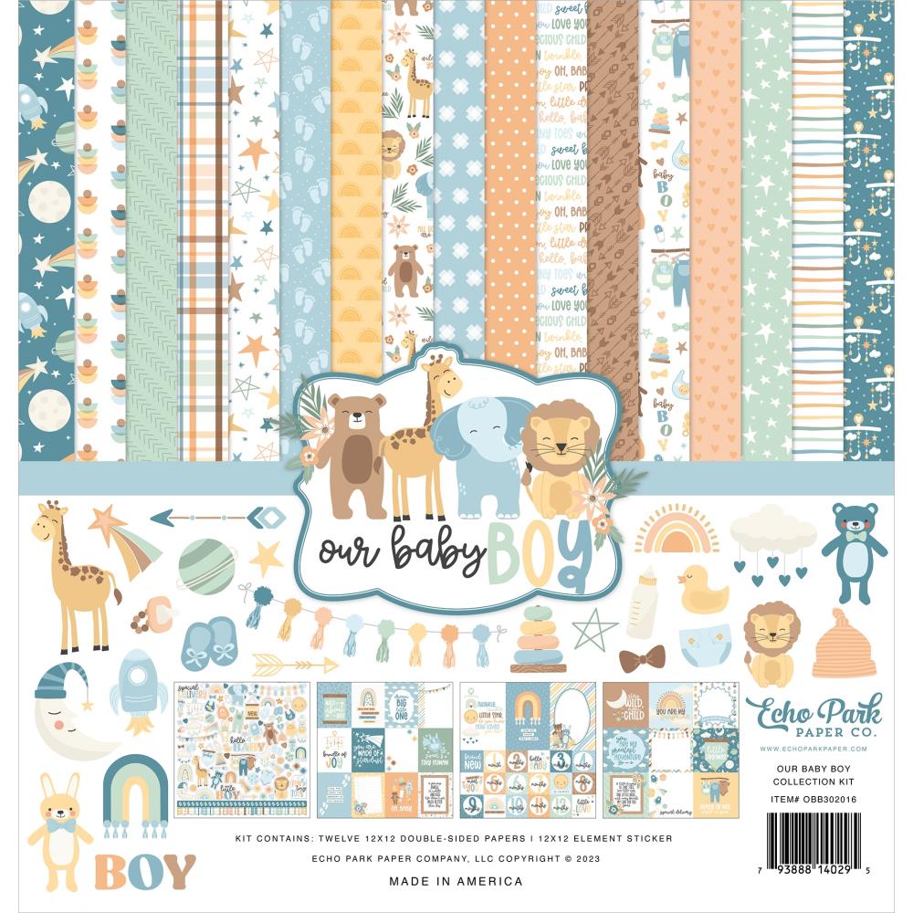 Echo Park Our Baby Boy Collection Kit