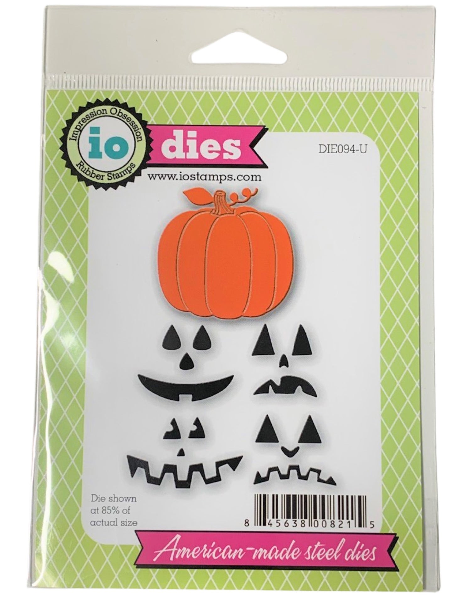 Jack O Lantern with Faces Craft Die Set by Impression Obsession