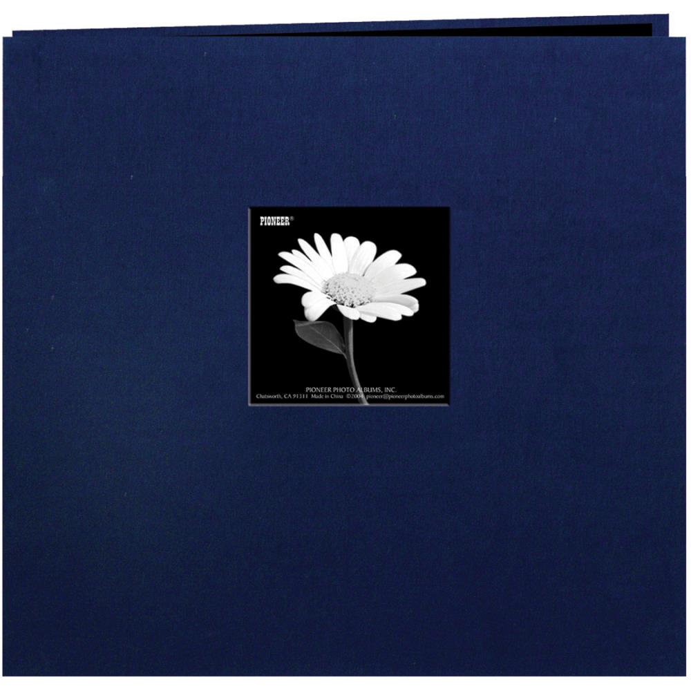 Pioneer Book Cloth Cover Post Bound Scrapbook Album 12"X12" (Choose Your Color)