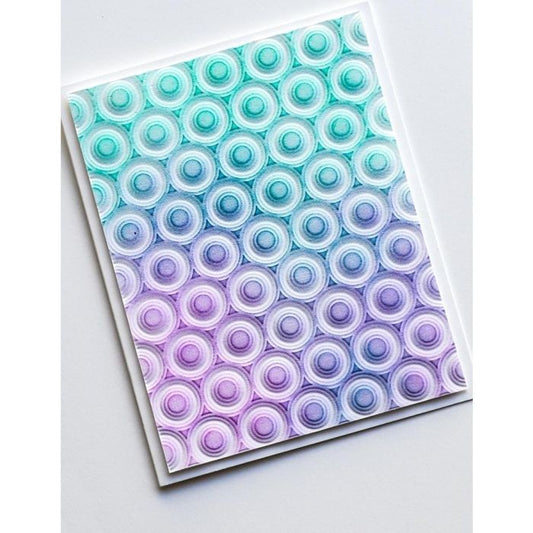 Ringading 3D Embossing Folder EF1015 Memory Box Open Studio