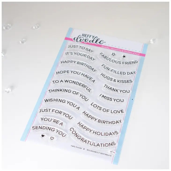 Roundabout All Occasion Sentiments Stamps - Heffy Doodle