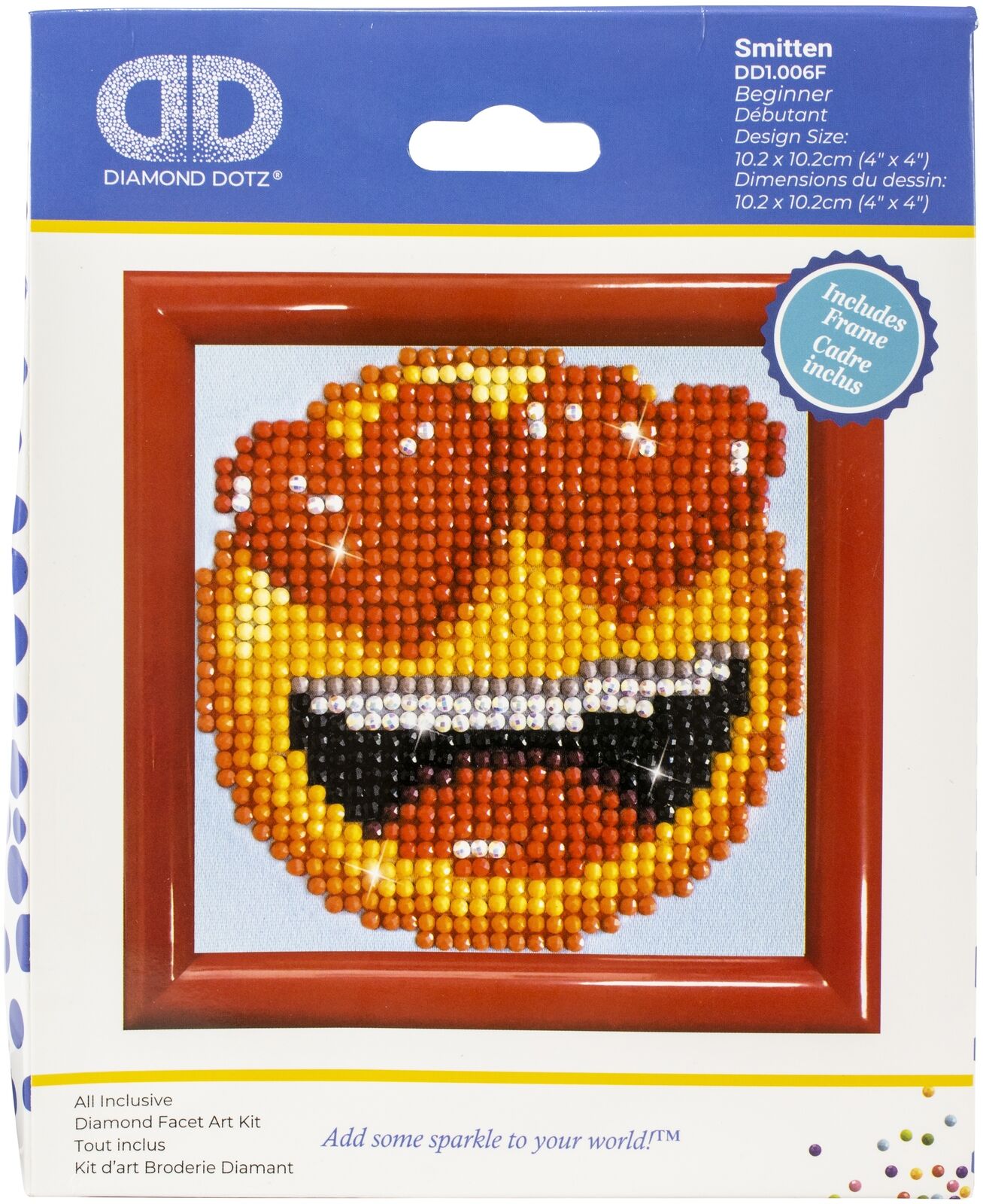 Smitten - Framed by Diamond Dotz Painting Art Kit for Kids