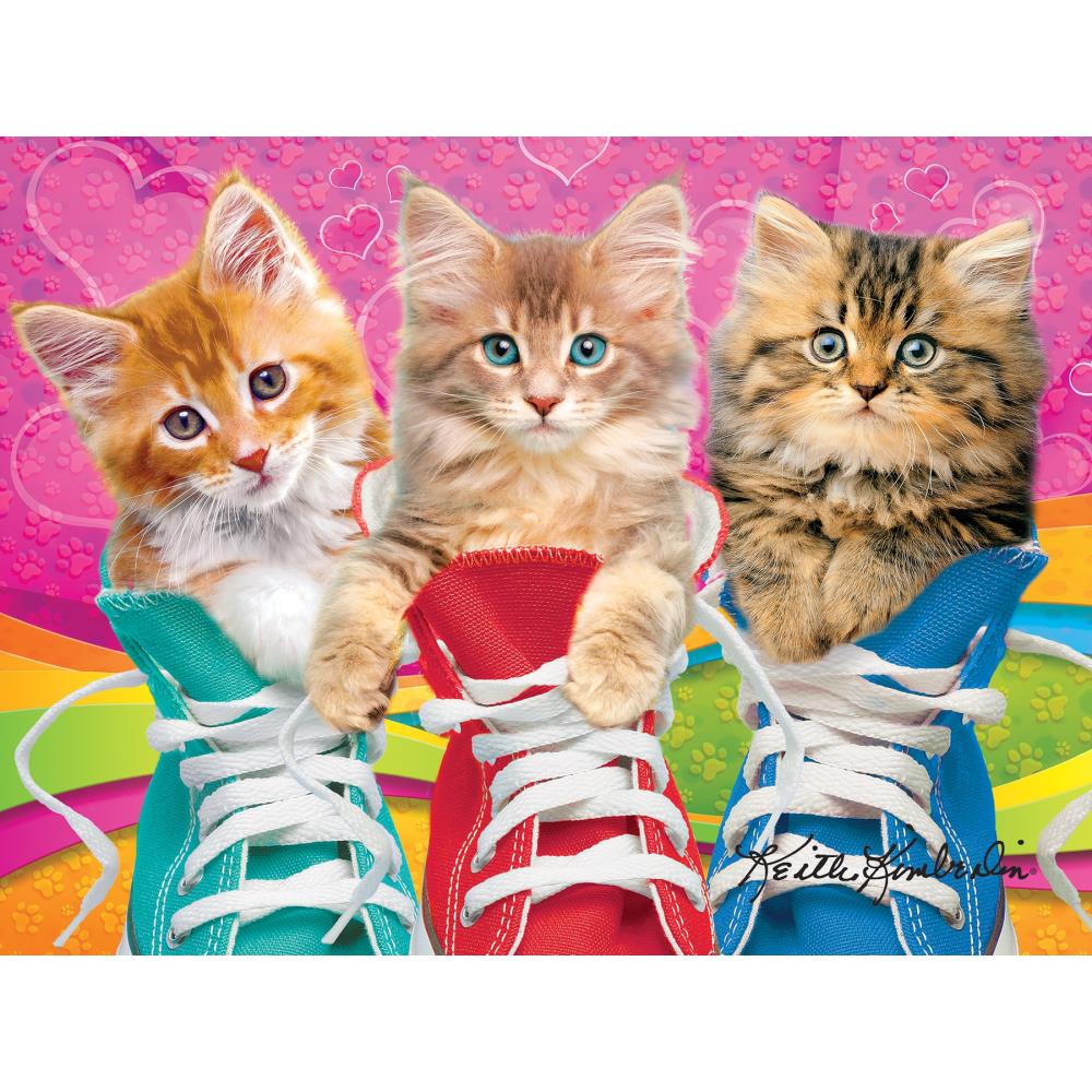 Sneaky Kats 350 Piece Jigsaw Puzzle Cats