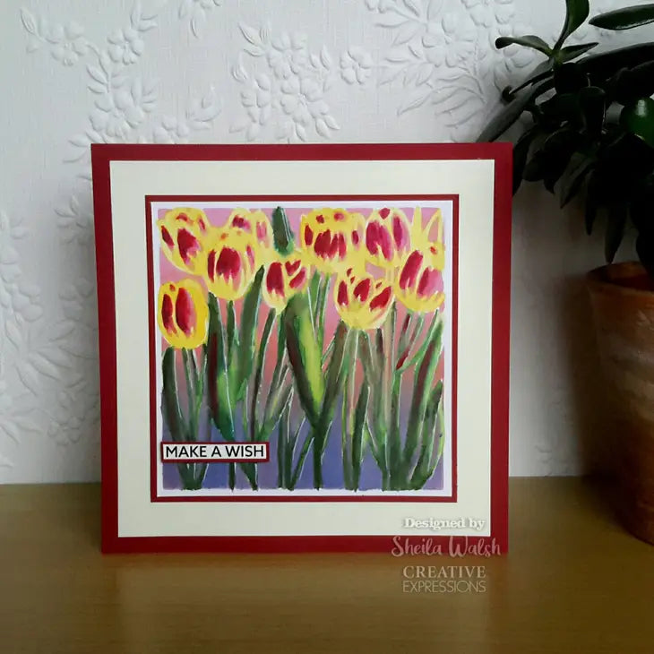 Creative Expressions Tulip Fields Stencil Mask Set