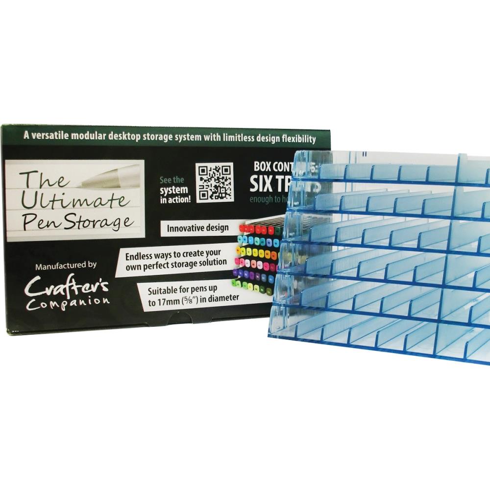 The Ultimate Pen Marker Storage Racks Clear - Crafters Companion
