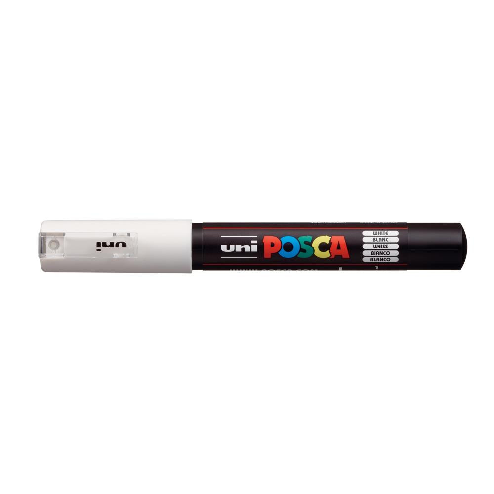 POSCA 1M Extra-Fine Bullet Tip Pen Marker - White