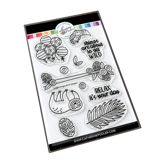 Jungle Amigos Stamp Set by Catherine Pooler Designs