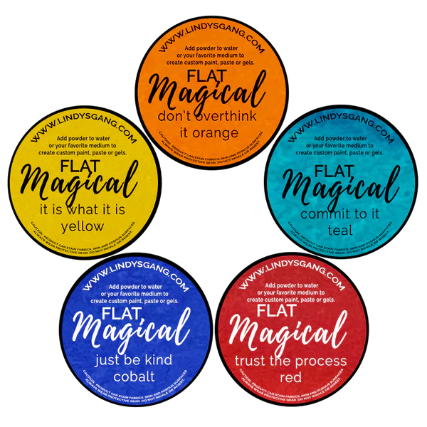 Words of Wisdom Flat Magical Powders Set - Lindys Stamp Gang