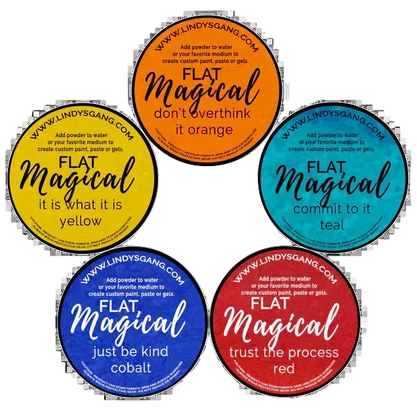 Words of Wisdom Flat Magical Powders Set - Lindys Stamp Gang