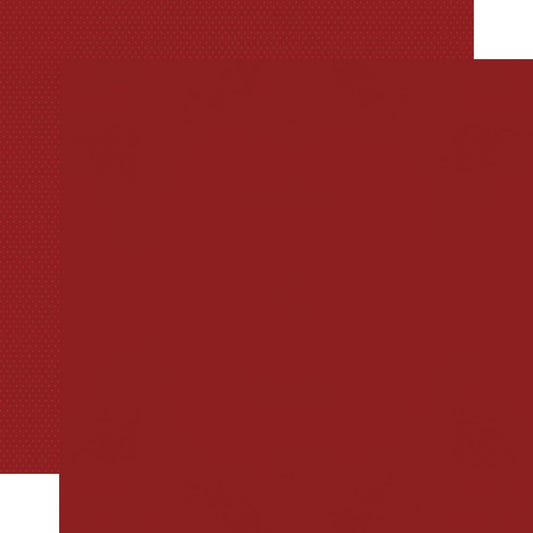 Cranberry - Simple Stories Textured Cardstock Dot and Plain 12x12 Color Vibe Paper