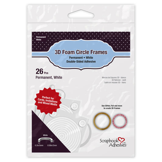 3D Foam Crcle Frames by Scrapbook Adhesives