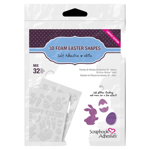 #D Foam Easter Shapes by Scrapbook Adhesives