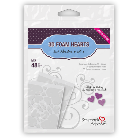 3D Foam Hearts Embellishments by Scrapbook Adhesives