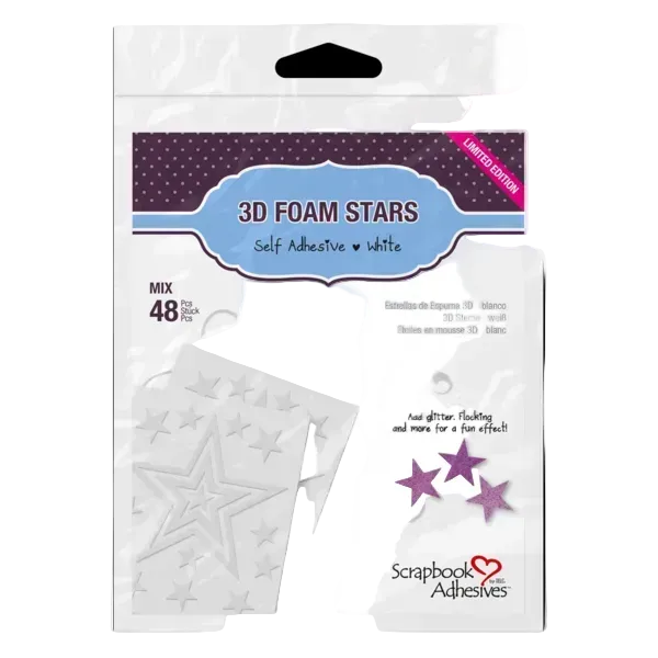 3D Foam Stars by Scrapbook Adhesives