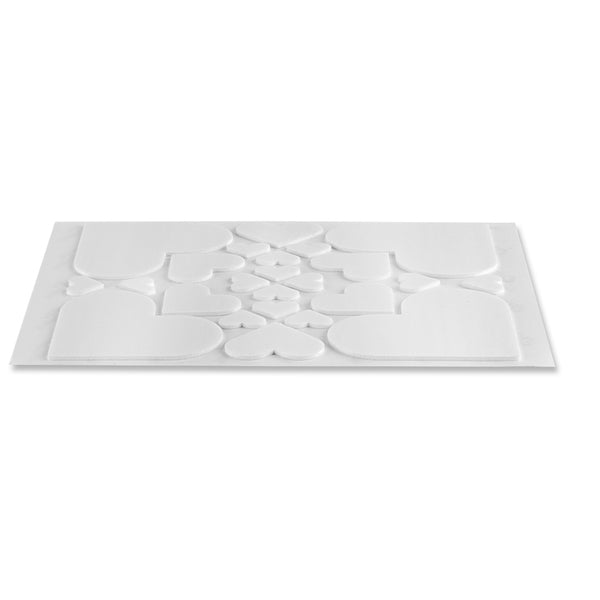 Scrapbook Adhesives 3D White  Foam Hearts